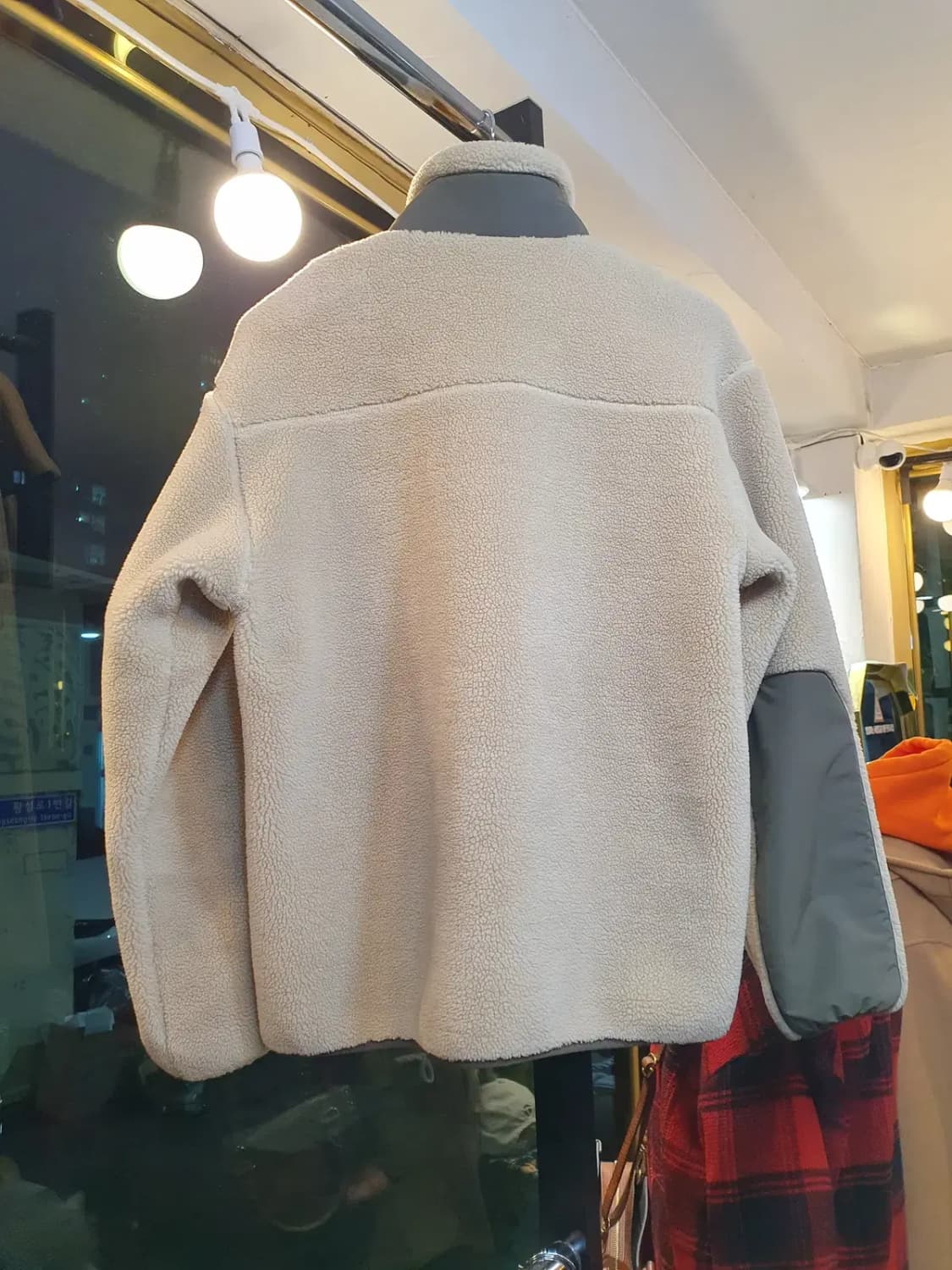 코오롱스포츠 바람막이 소재 컬러블록 양털 뽀글이 쉐르파 후리스 95사이즈 상품이미지7