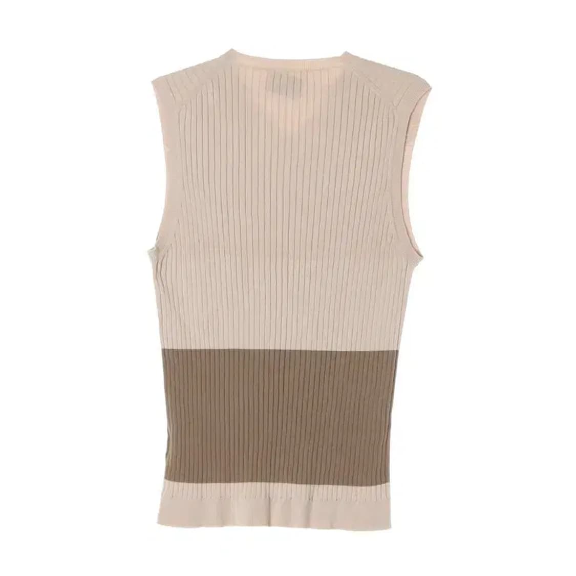 알파스튜디오 코튼 100% 니트 조끼 XS사이즈 상품이미지5