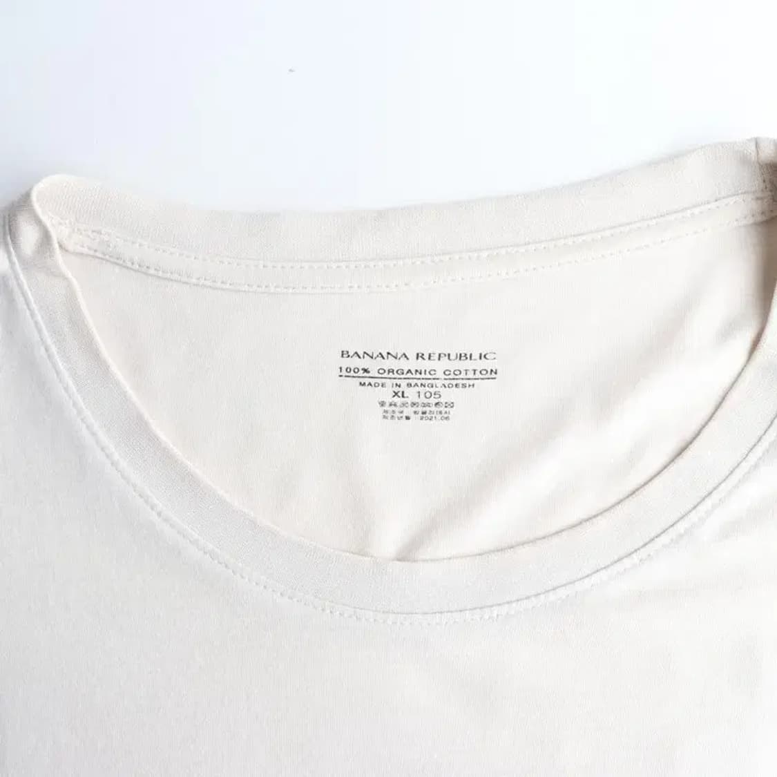 바나나리퍼블릭 코튼 100% 반팔 티 XL사이즈 상품이미지5