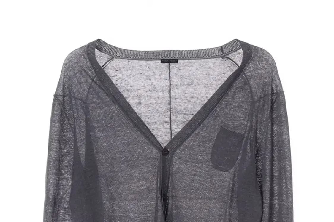 파올로페코라 린넨 가디건 XL사이즈 상품이미지2