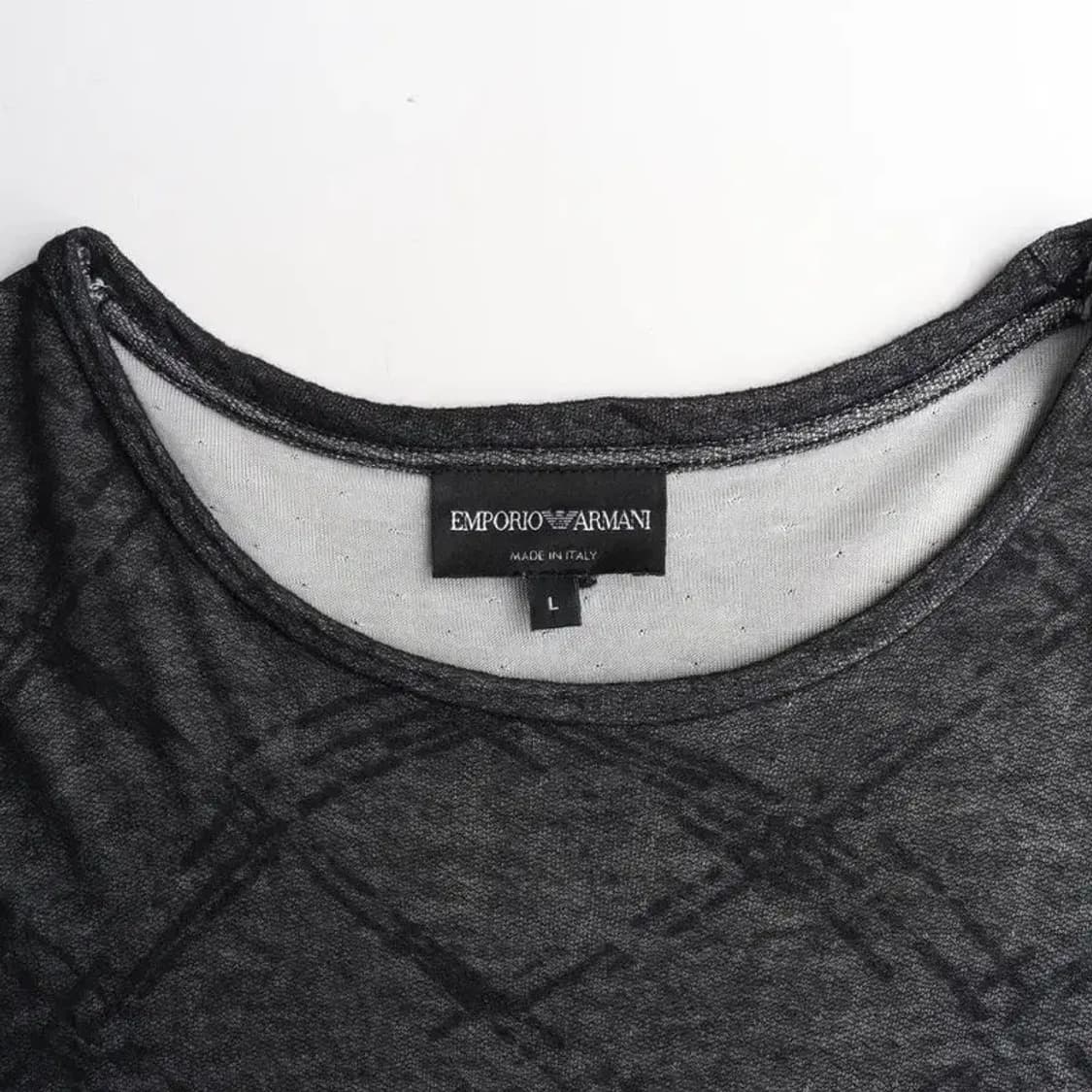 엠포리오 아르마니 비스코스 혼방 반팔 티 L사이즈 상품이미지5