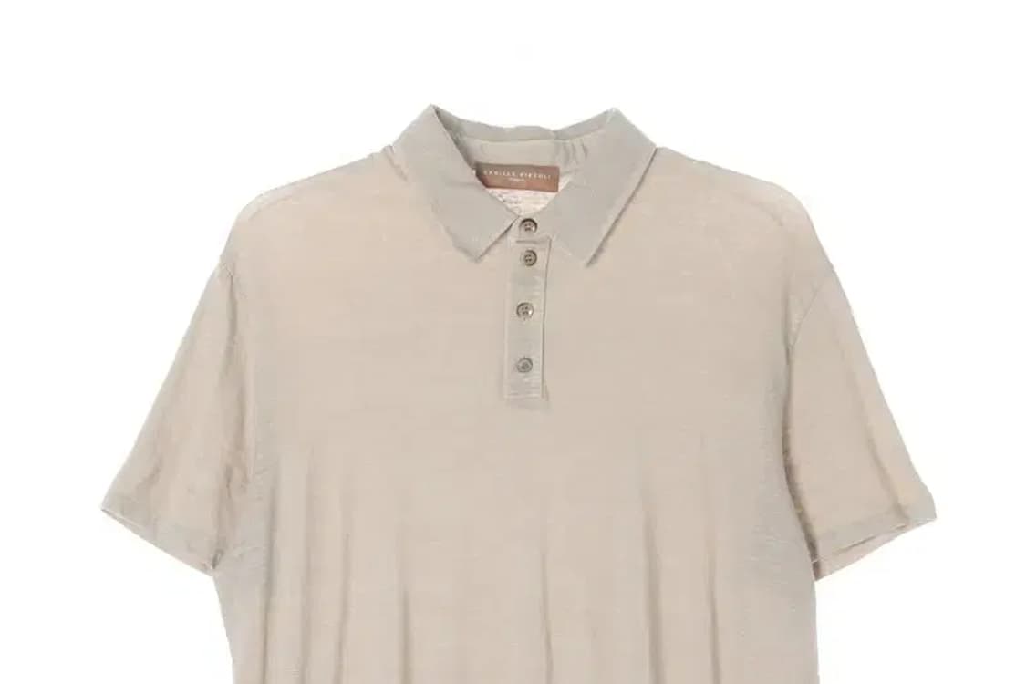 다니엘 피에솔리 린넨 혼방 카라티 XL사이즈 상품이미지2