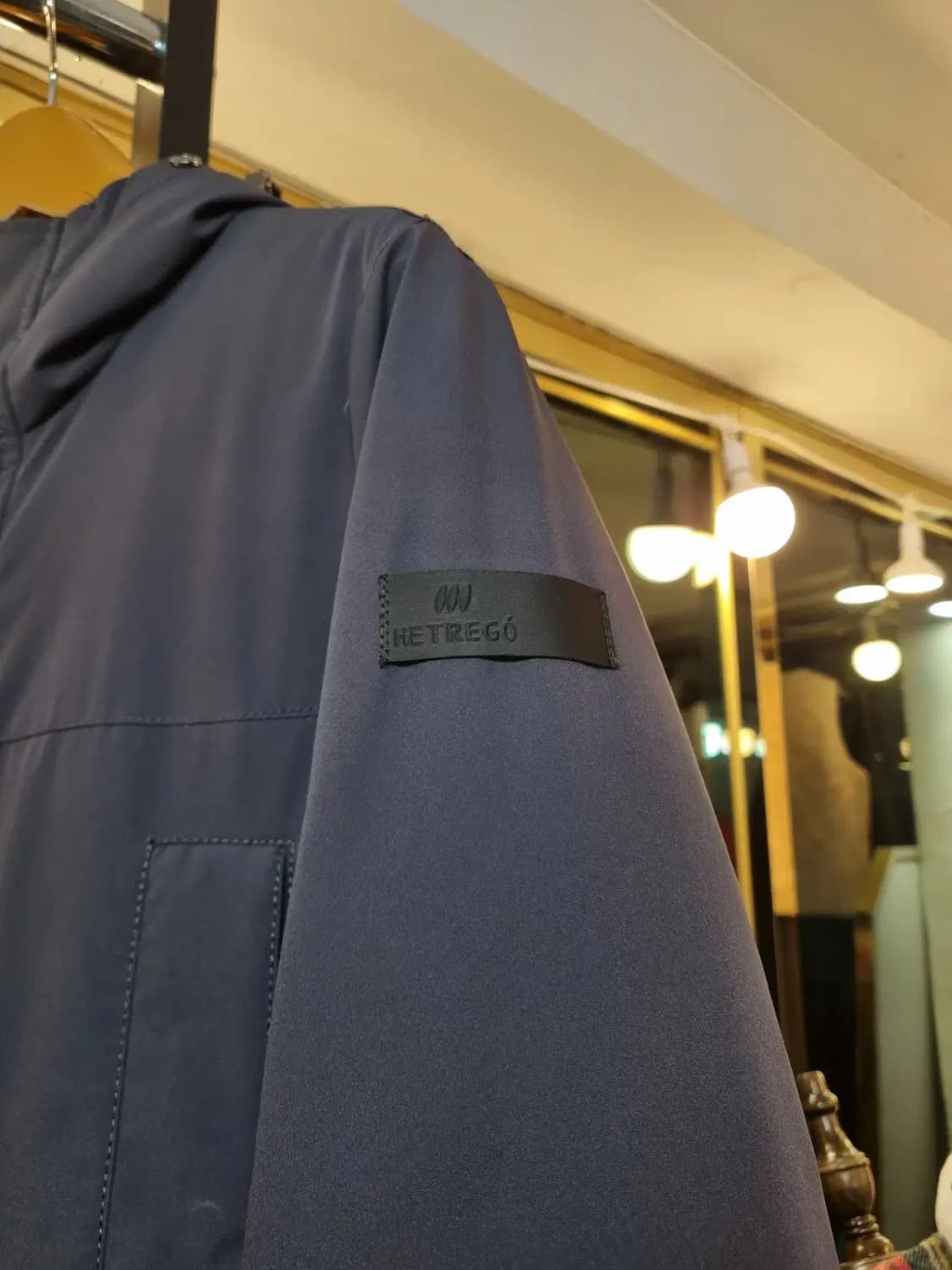 50사이즈 최고급 대장급 명품 이태리제작 헤트레고 거위털 구스다운 패딩 상품이미지3