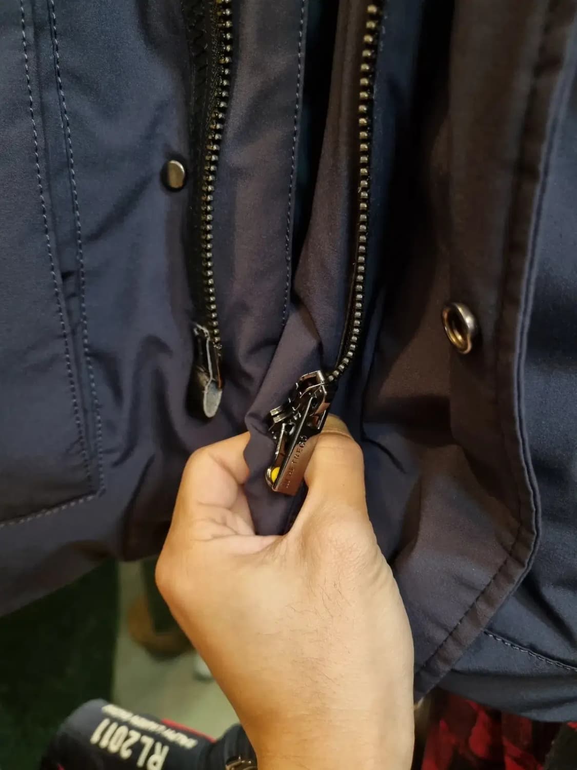 50사이즈 최고급 대장급 명품 이태리제작 헤트레고 거위털 구스다운 패딩 상품이미지6