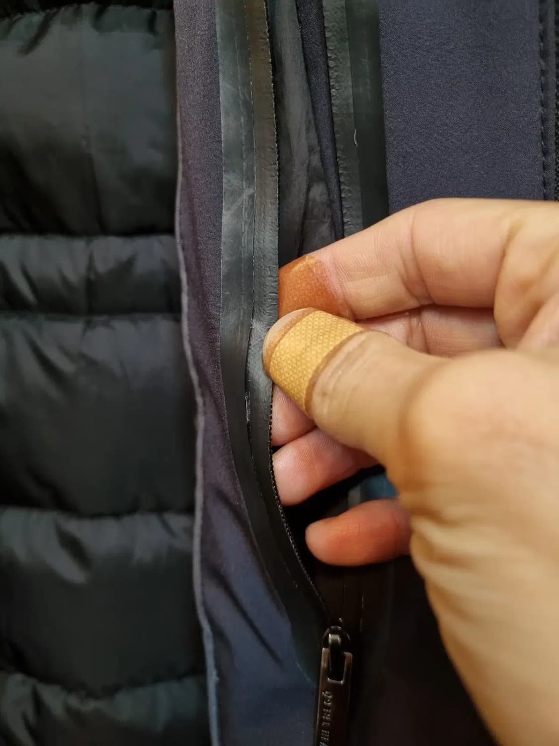 50사이즈 최고급 대장급 명품 이태리제작 헤트레고 거위털 구스다운 패딩 상품이미지8