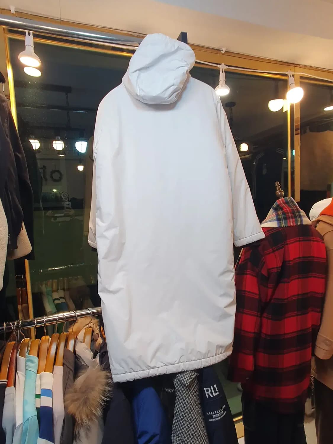 아식스 M사이즈 거의 새상품 양털 뽀글이 쉐르파 라이닝 패딩 상품이미지9