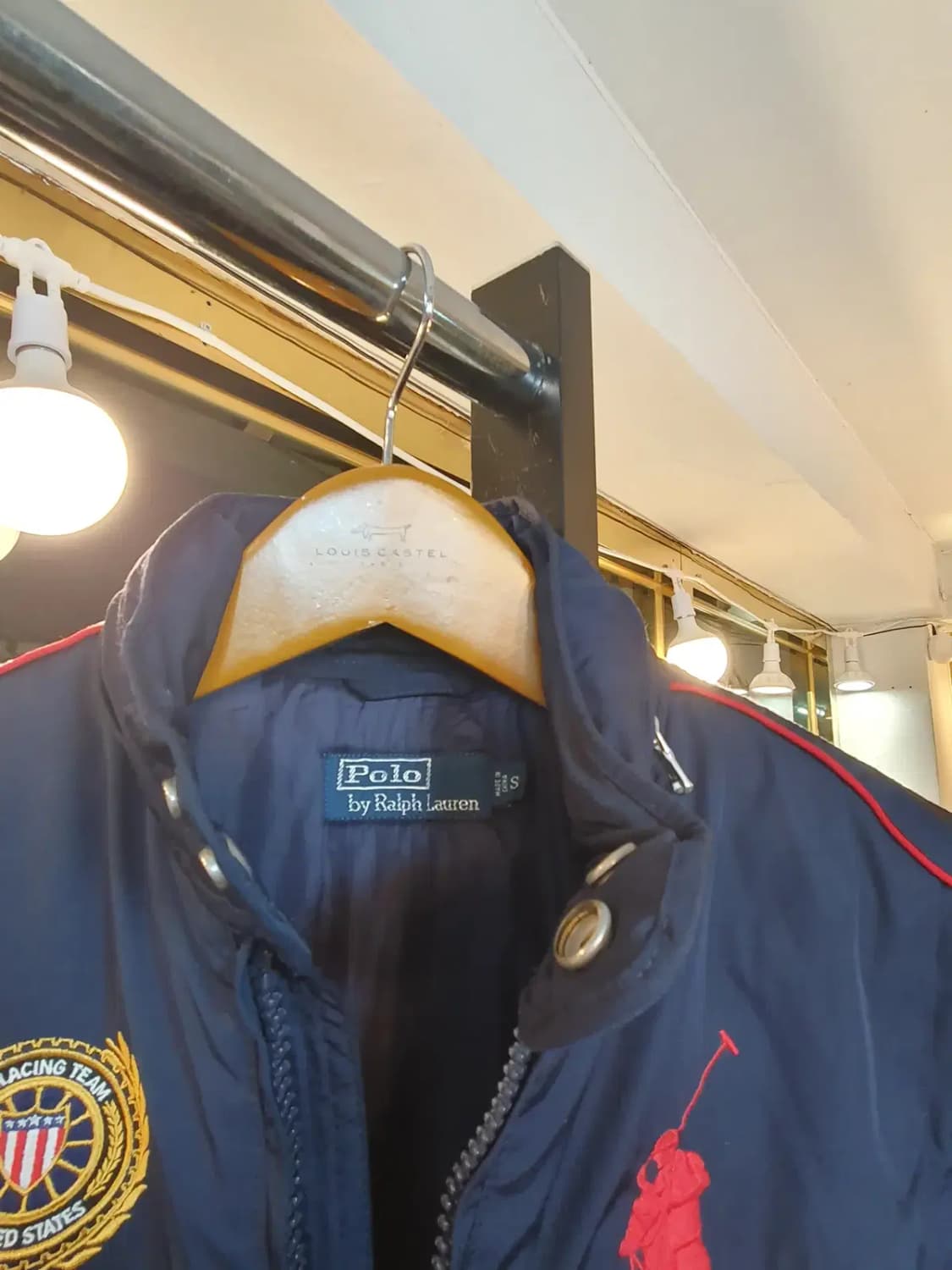 폴로 랄프로렌 S사이즈 최고급 대장급 끝판왕 미국 성조기 자수 레이싱자켓 상품이미지3