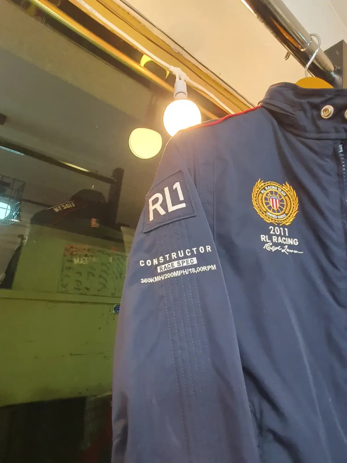 폴로 랄프로렌 S사이즈 최고급 대장급 끝판왕 미국 성조기 자수 레이싱자켓 상품이미지6