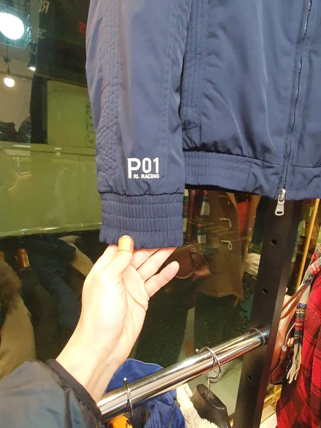 폴로 랄프로렌 S사이즈 최고급 대장급 끝판왕 미국 성조기 자수 레이싱자켓 상품이미지7