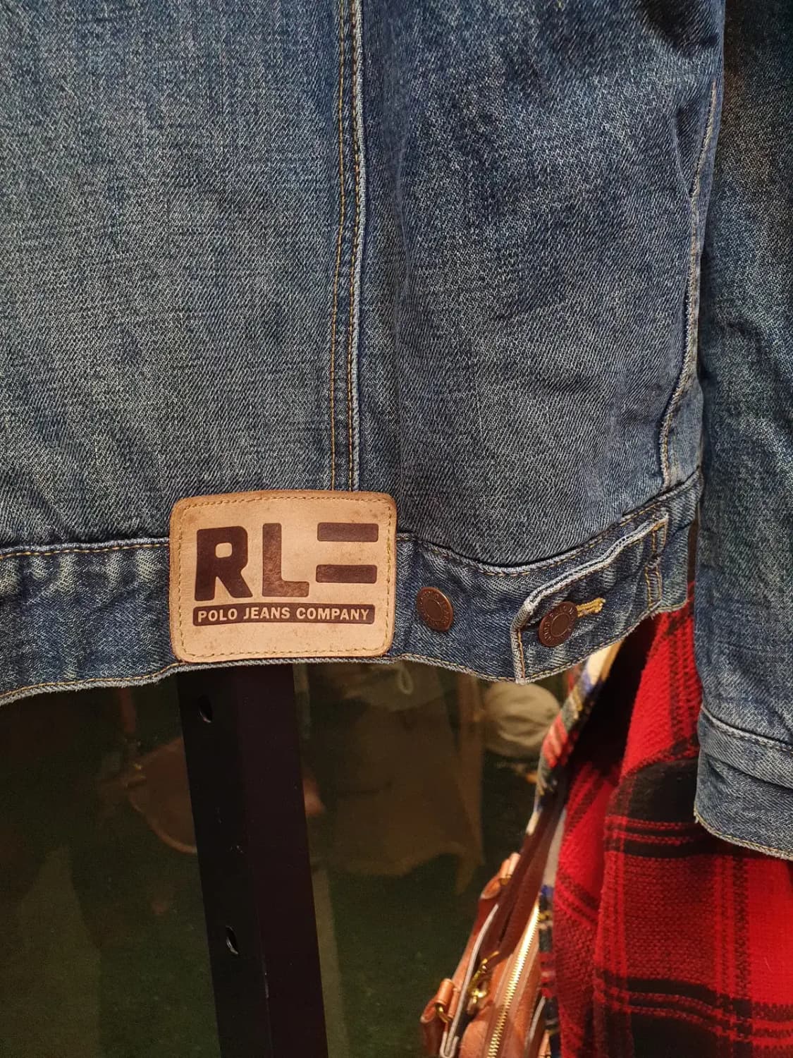 폴로 랄프로렌 두산폴로진스 M사이즈 양털 쉐르파 뽀글이 안감 청자켓 상품이미지9