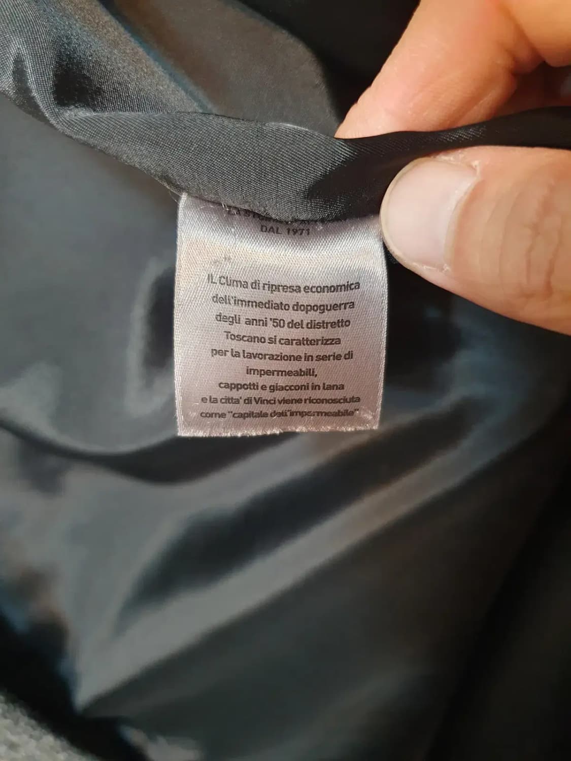 실사이즈 105 이탈리아 이태리 알레그리 더블 브레스티드 그레이 롱코트 상품이미지6