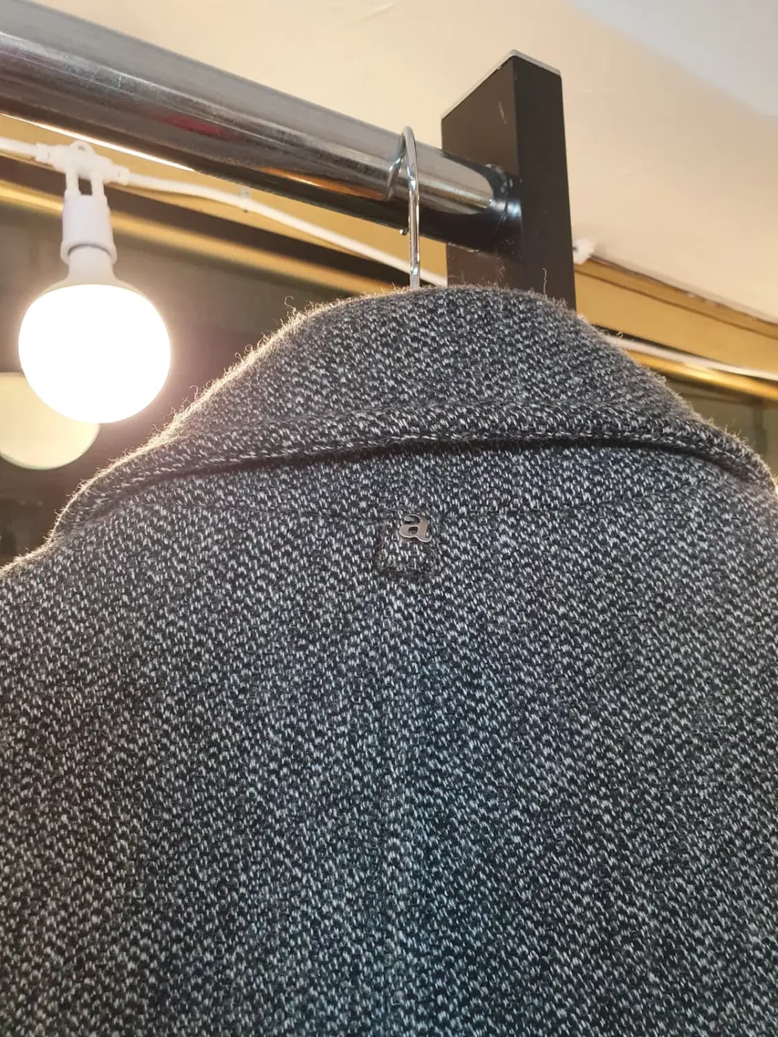 실사이즈 105 이탈리아 이태리 알레그리 더블 브레스티드 그레이 롱코트 상품이미지9