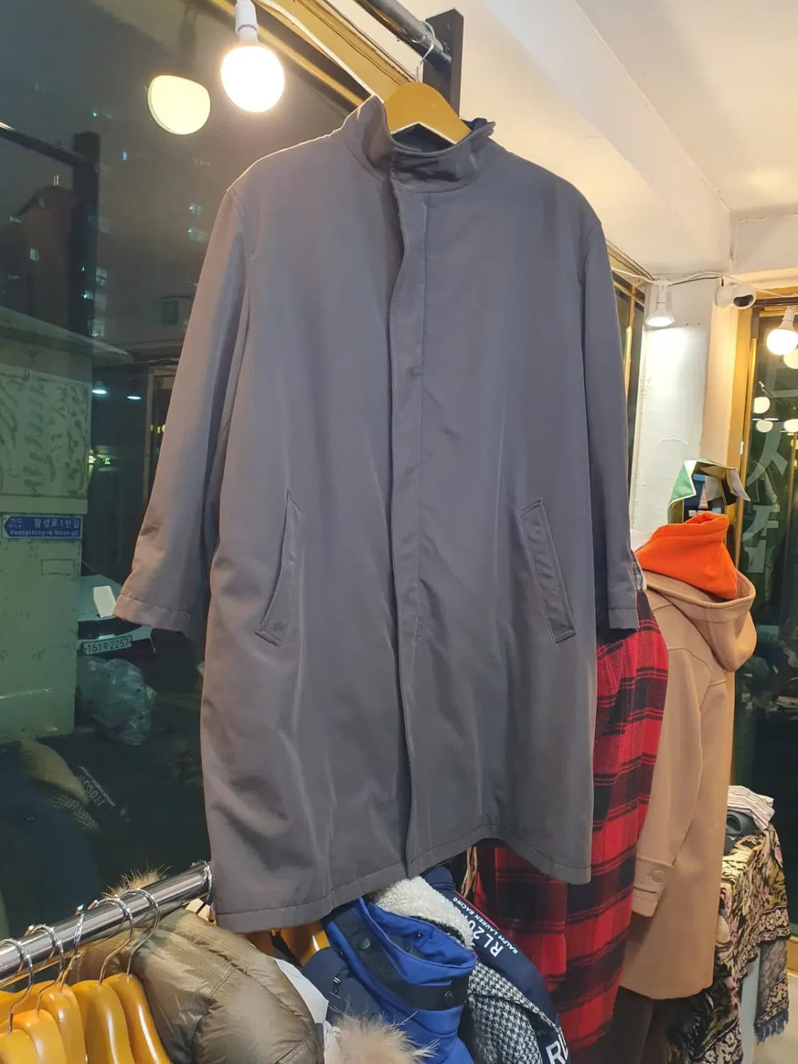 52사이즈 이탈리아 이태리 최고급 대장급 아르마니 꼴레지오니 안감패딩코트 상품이미지1