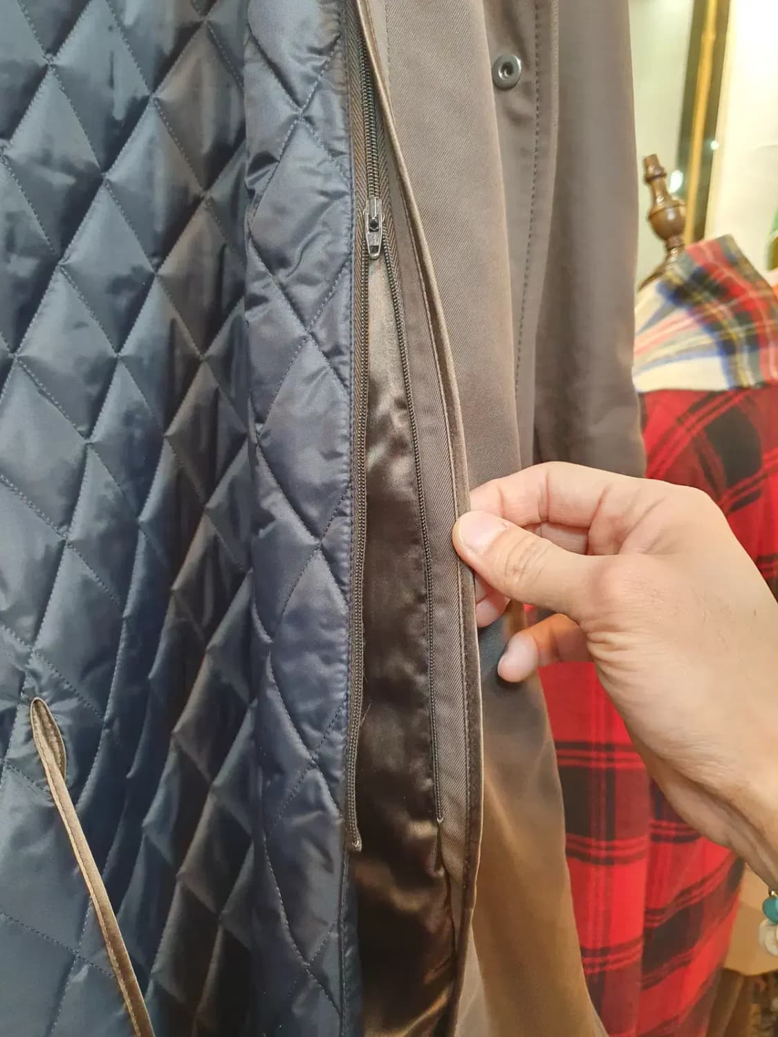 52사이즈 이탈리아 이태리 최고급 대장급 아르마니 꼴레지오니 안감패딩코트 상품이미지8