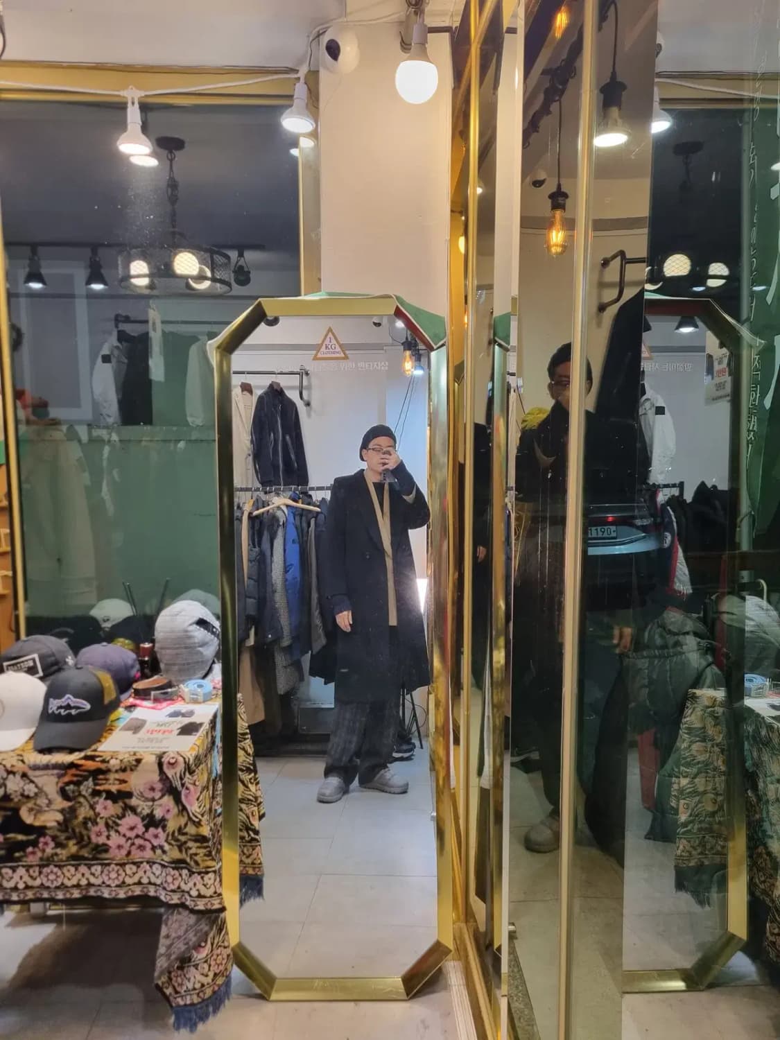 실사이즈 77 일본 RIGEL사 MIWA콜라보 캐시미어100% 여성롱코트 상품이미지10