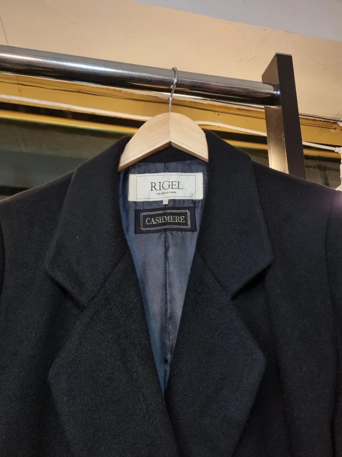 실사이즈 77 일본 RIGEL사 MIWA콜라보 캐시미어100% 여성롱코트 상품이미지3