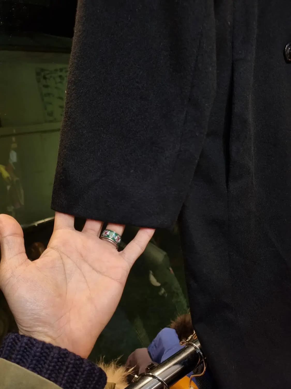 실사이즈 77 일본 RIGEL사 MIWA콜라보 캐시미어100% 여성롱코트 상품이미지5