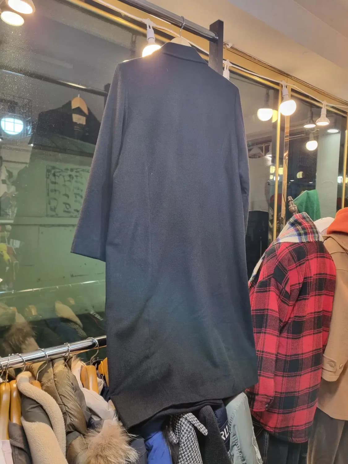 실사이즈 77 일본 RIGEL사 MIWA콜라보 캐시미어100% 여성롱코트 상품이미지9