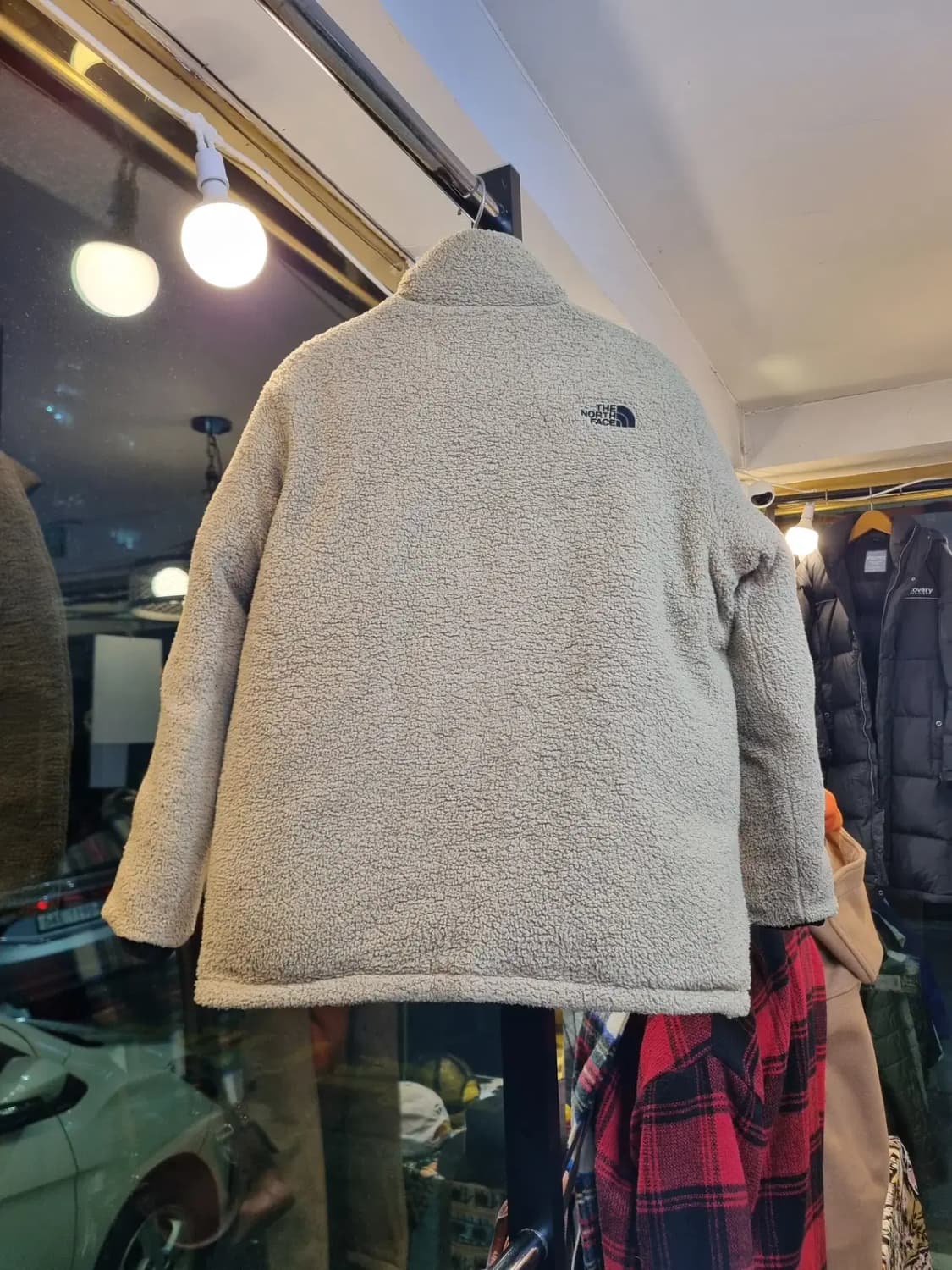 노스페이스 여성 55 가능 청소년용 160사이즈 양면 뽀글이 양털 자켓 상품이미지5