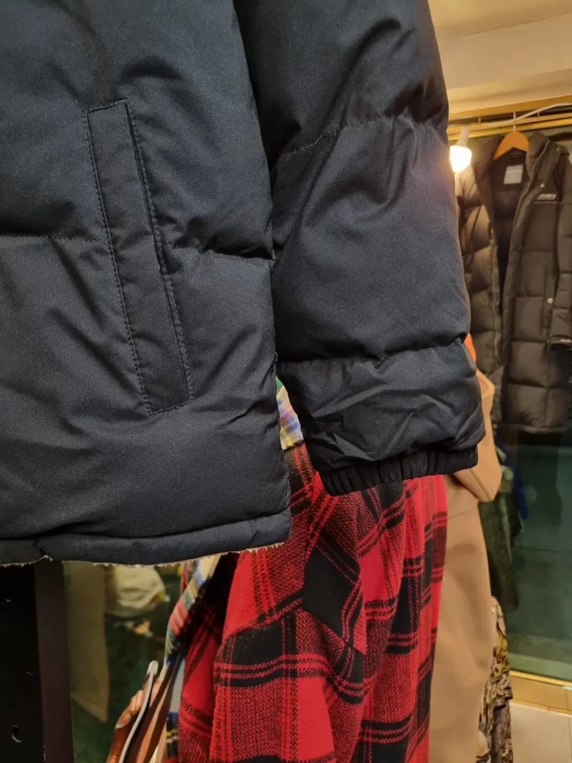 노스페이스 여성 55 가능 청소년용 160사이즈 양면 뽀글이 양털 자켓 상품이미지7