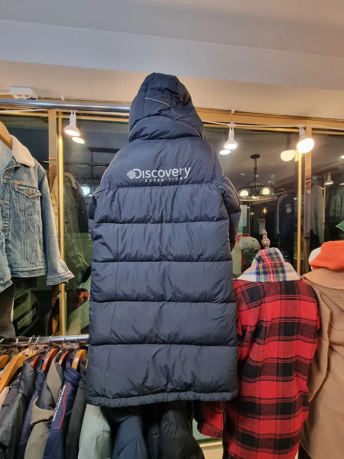 새상품급 95사이즈 디스커버리 최고급 대장급 끝판왕 오리털 덕다운 패딩 상품이미지1