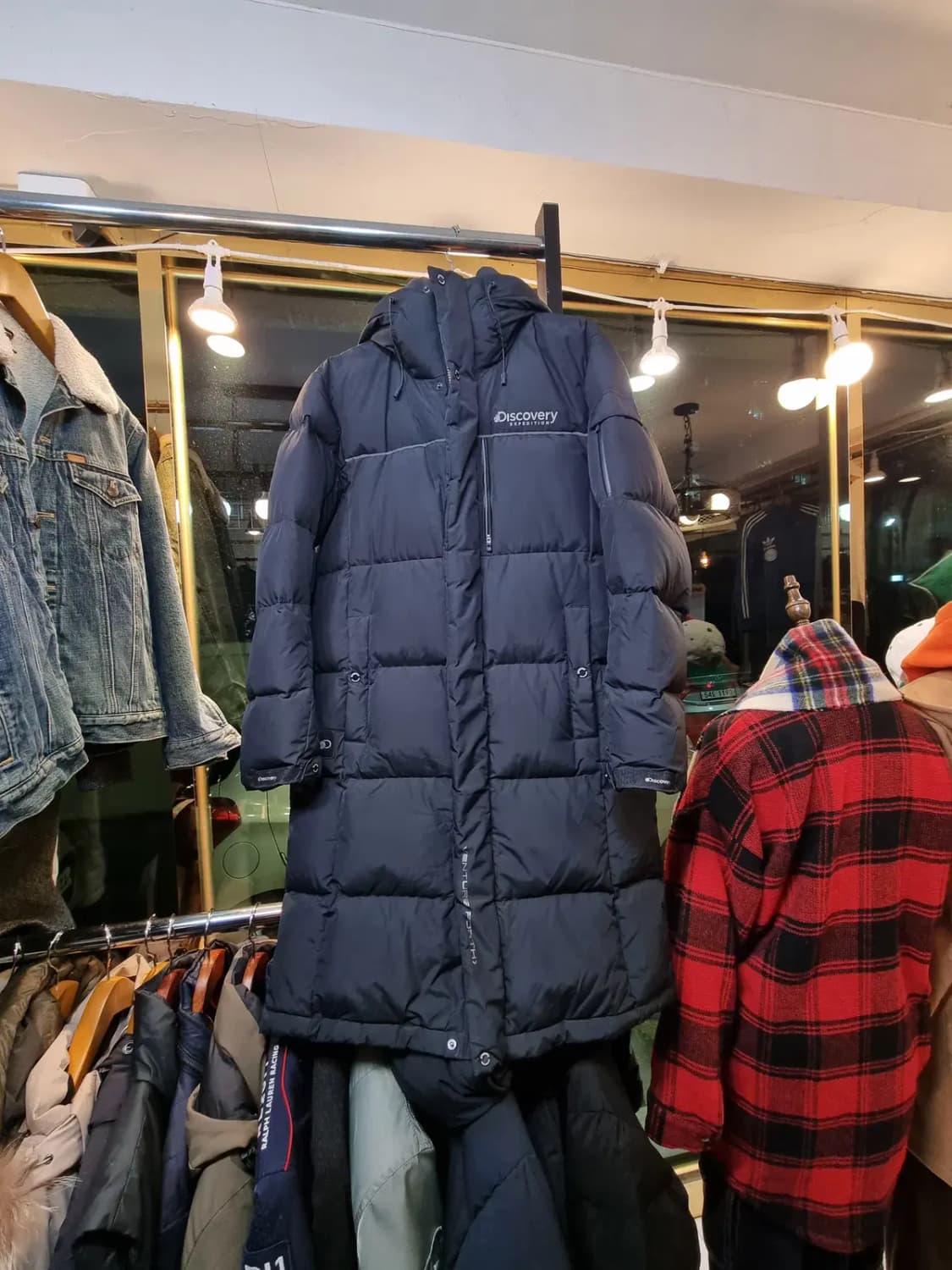 새상품급 95사이즈 디스커버리 최고급 대장급 끝판왕 오리털 덕다운 패딩 상품이미지5