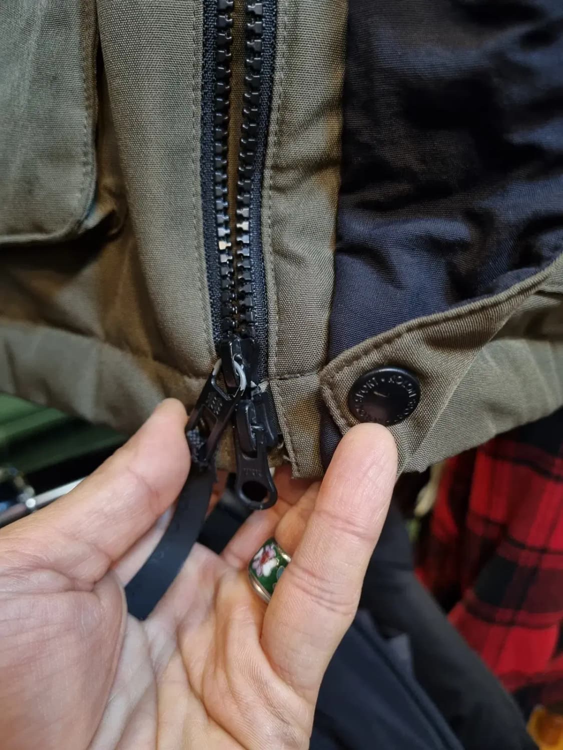 무하자 상태최상 100사이즈 코오롱 거위털 구스다운 최고급 대장급 패딩 상품이미지6