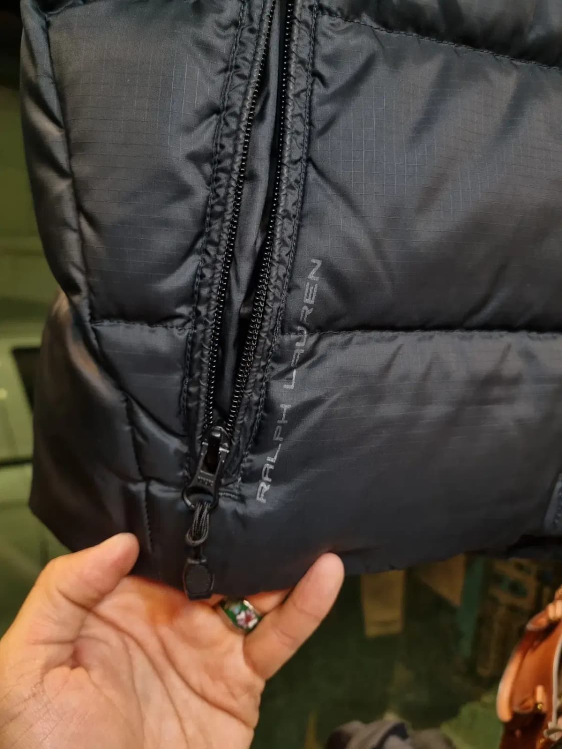 폴로 랄프로렌 스포츠라인 RLX 실사이즈 100 오리털 덕다운 패딩 조끼 상품이미지5