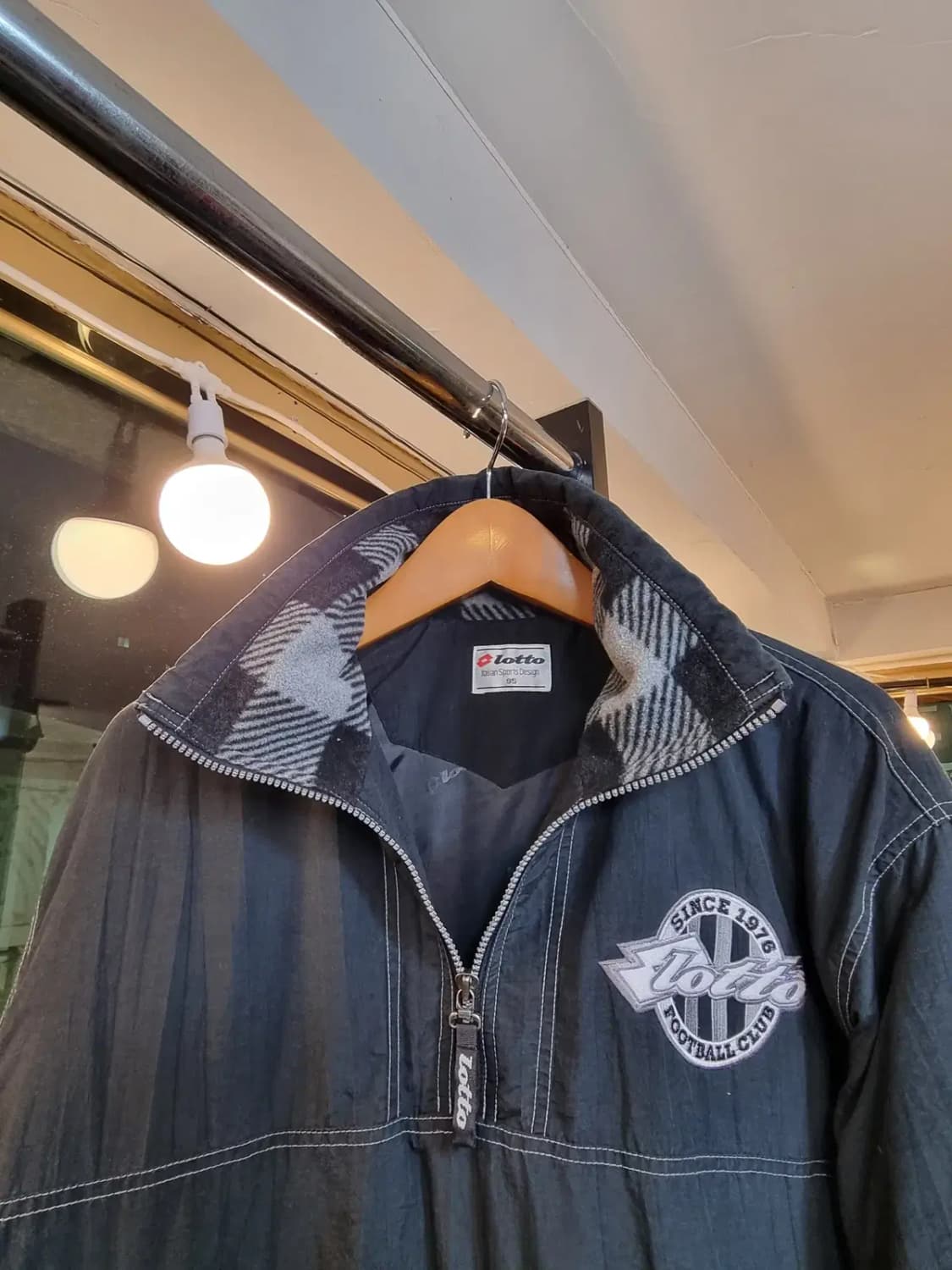 올드스쿨 끝판왕 이탈리아 로또 아노락 웜업 실사이즈 105~110 상품이미지3