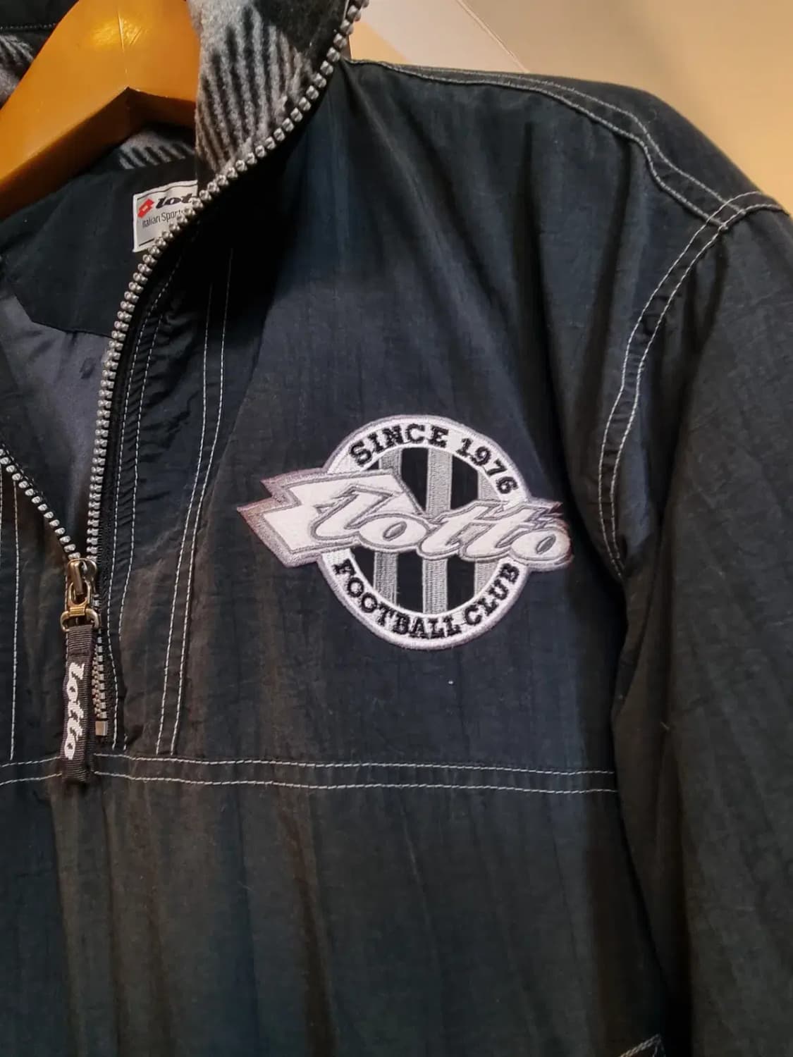 올드스쿨 끝판왕 이탈리아 로또 아노락 웜업 실사이즈 105~110 상품이미지4