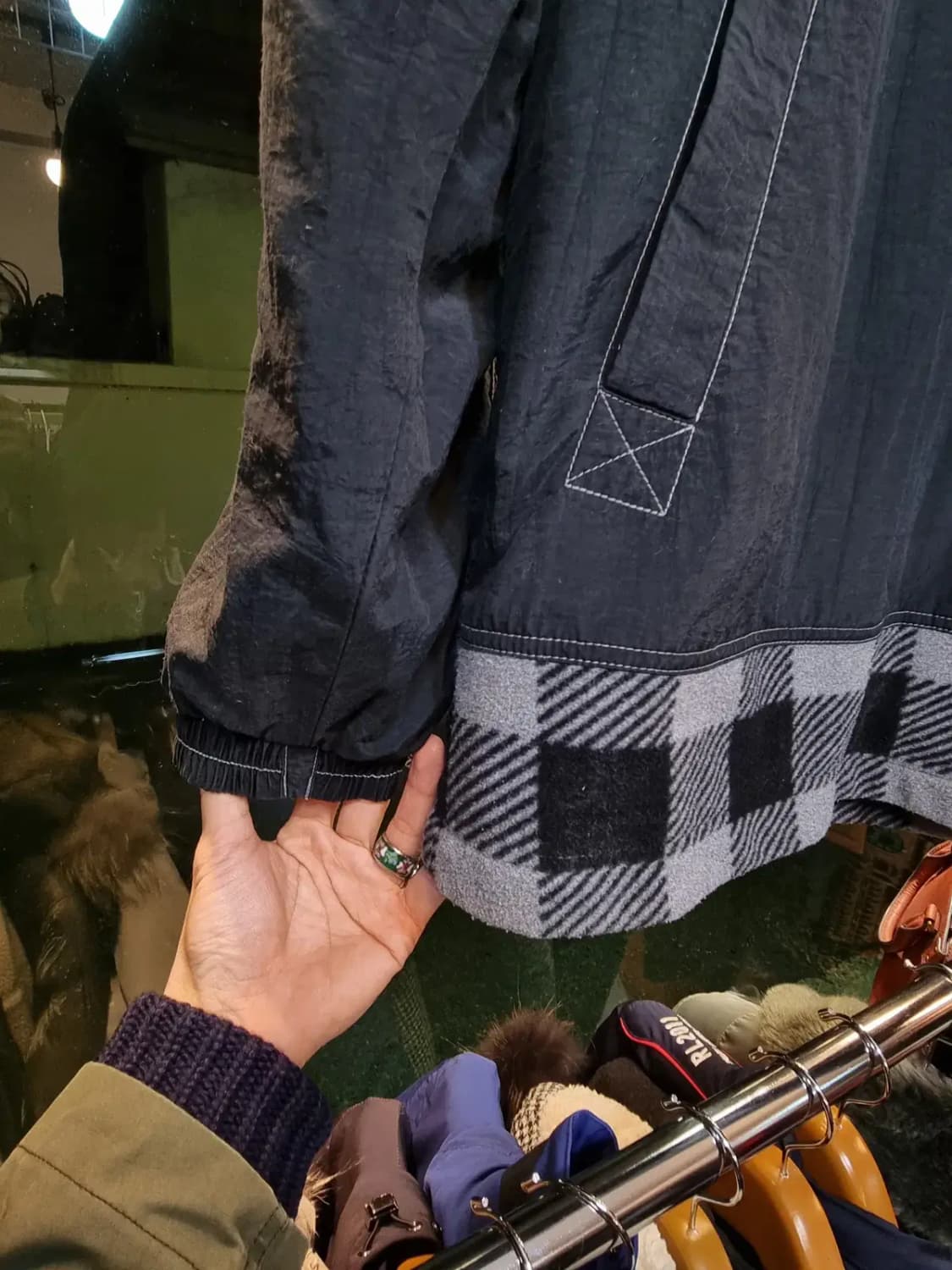 올드스쿨 끝판왕 이탈리아 로또 아노락 웜업 실사이즈 105~110 상품이미지5