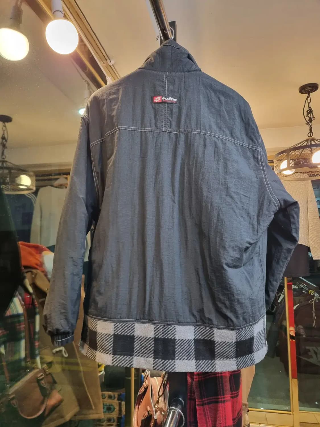 올드스쿨 끝판왕 이탈리아 로또 아노락 웜업 실사이즈 105~110 상품이미지7