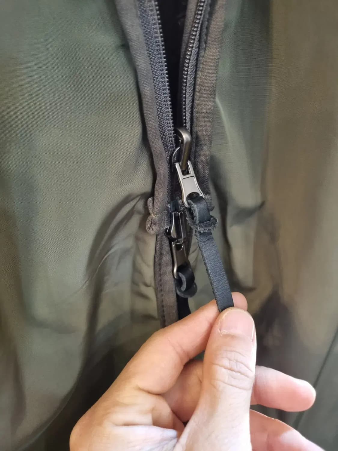 WHIDEOUT 실사이즈L 양면 바람막이 양털 뽀글이 쉐르파 롱후리스자켓 상품이미지5