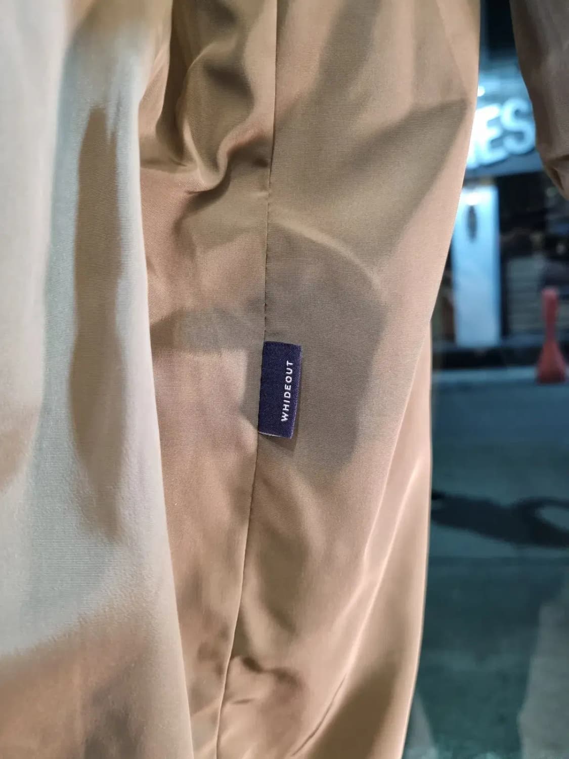 WHIDEOUT 실사이즈L 양면 바람막이 양털 뽀글이 쉐르파 롱후리스자켓 상품이미지6