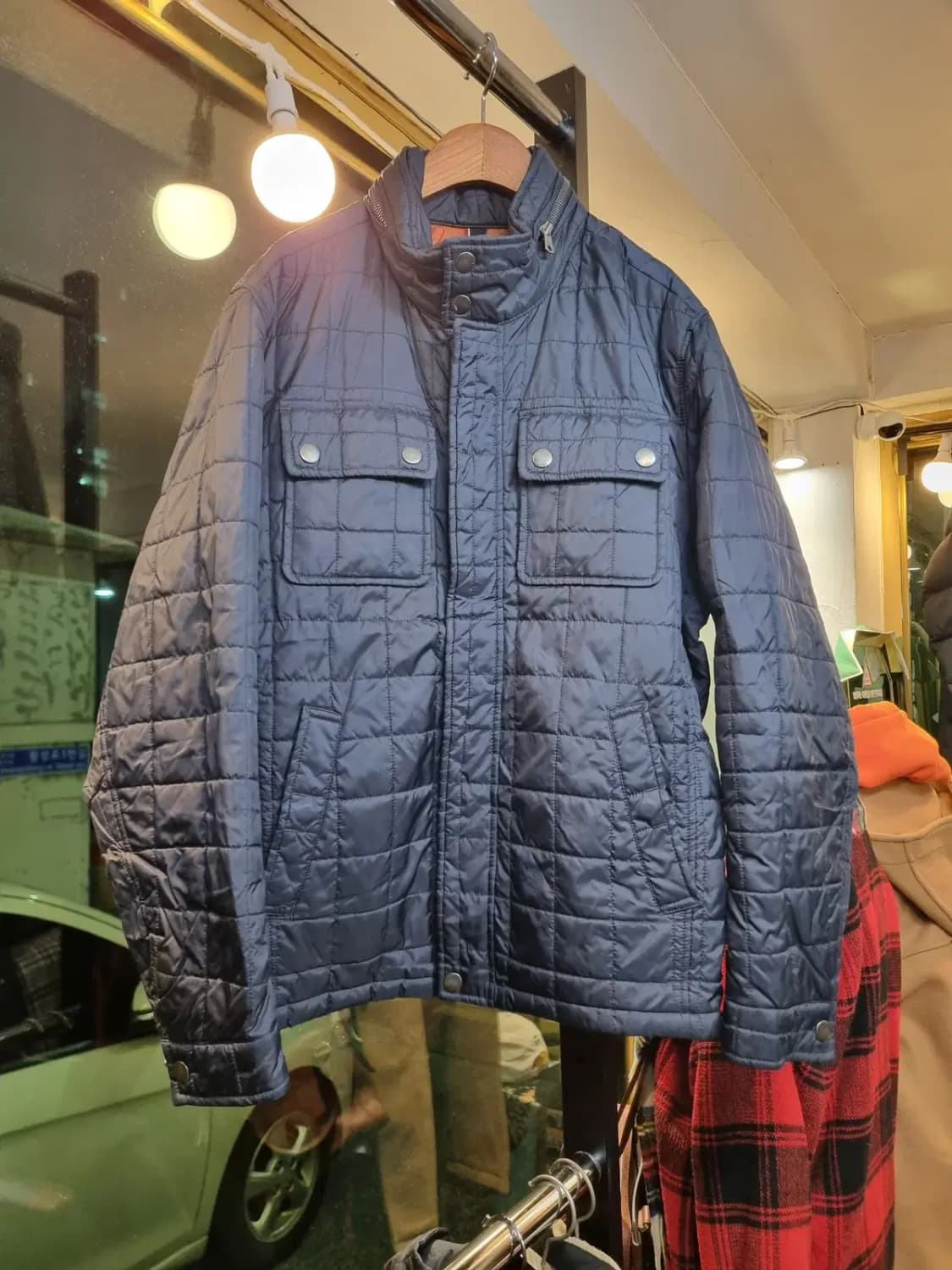 타미힐피거 투포켓 바라쿠타 G9 디자인 퀼팅 깔깔이 자켓 M사이즈 상품이미지1