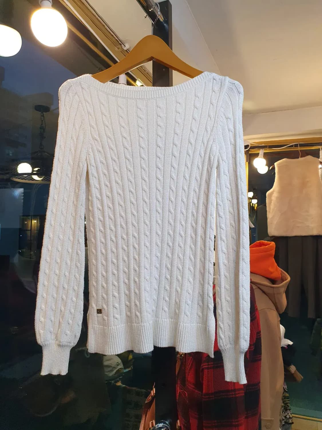 폴로 랄프로렌 클래식 꽈배기 패턴 니트 실사이즈 55 상품이미지1