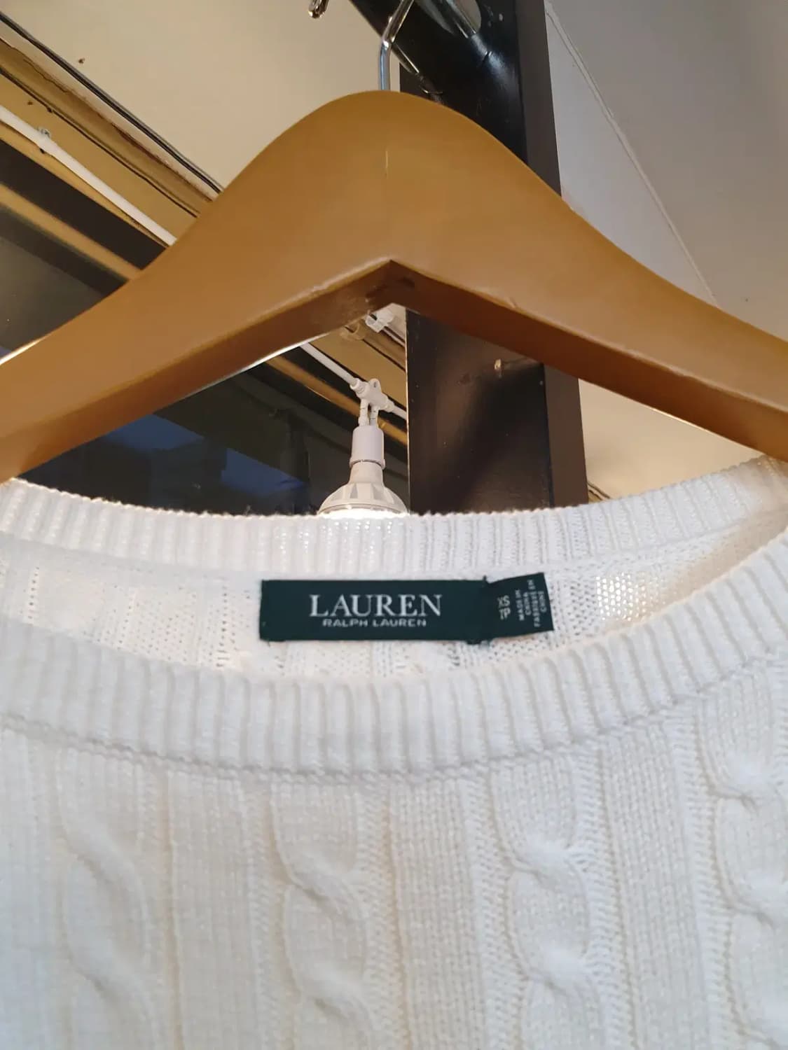 폴로 랄프로렌 클래식 꽈배기 패턴 니트 실사이즈 55 상품이미지3