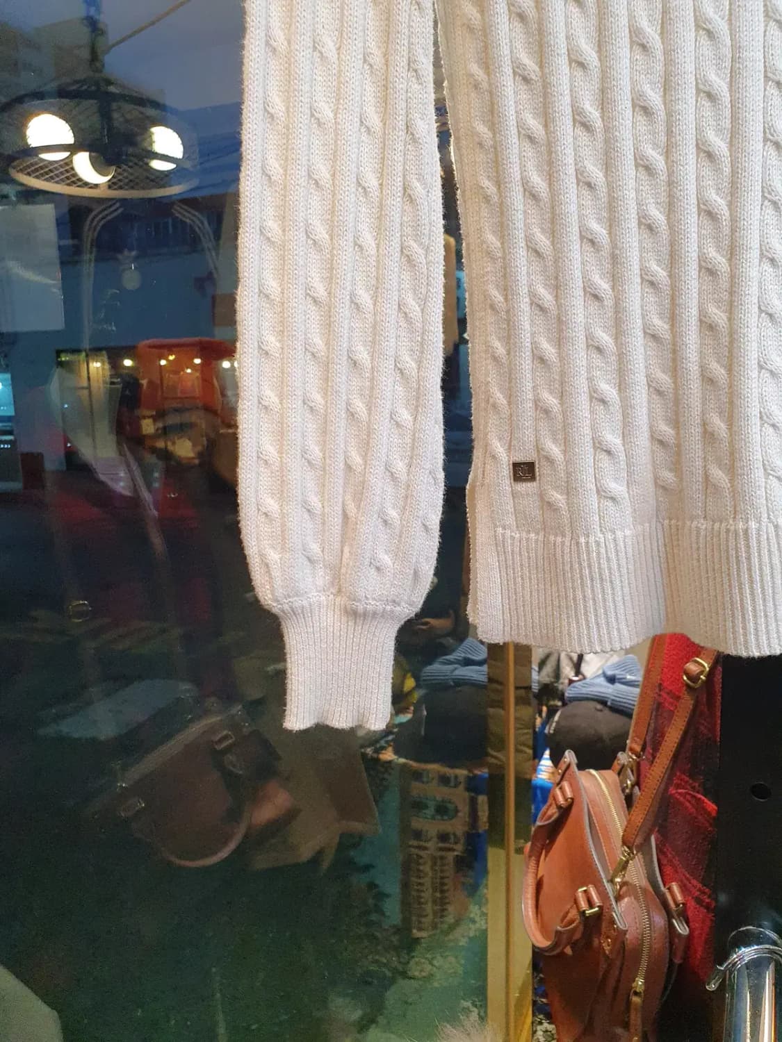 폴로 랄프로렌 클래식 꽈배기 패턴 니트 실사이즈 55 상품이미지4