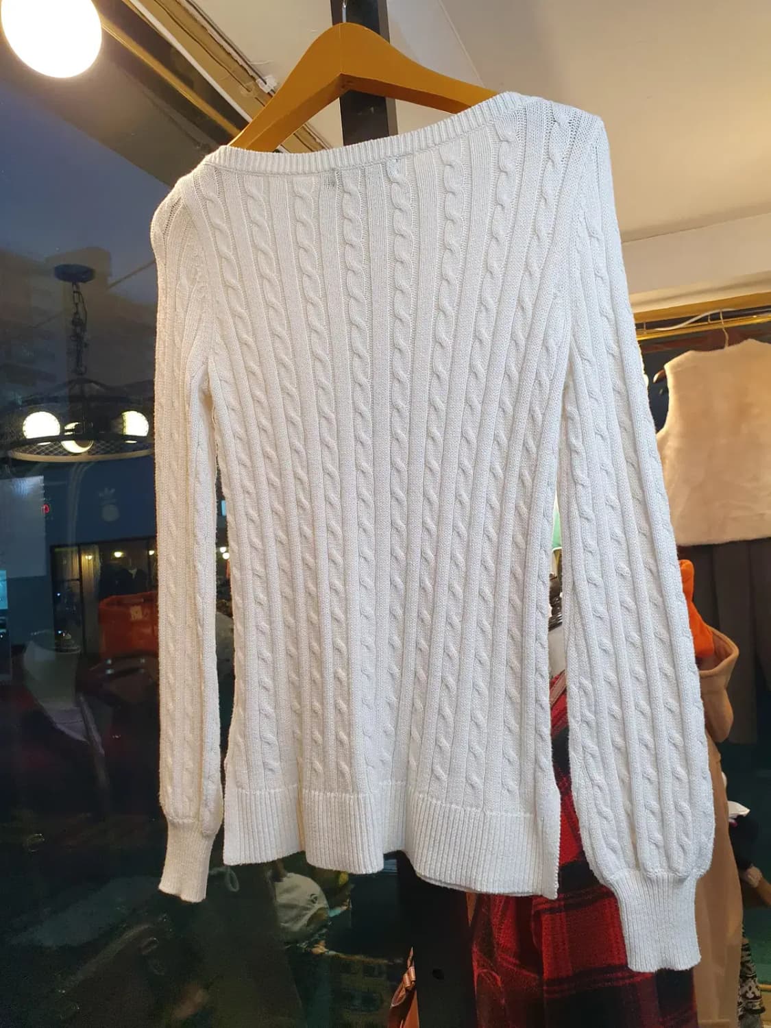 폴로 랄프로렌 클래식 꽈배기 패턴 니트 실사이즈 55 상품이미지7