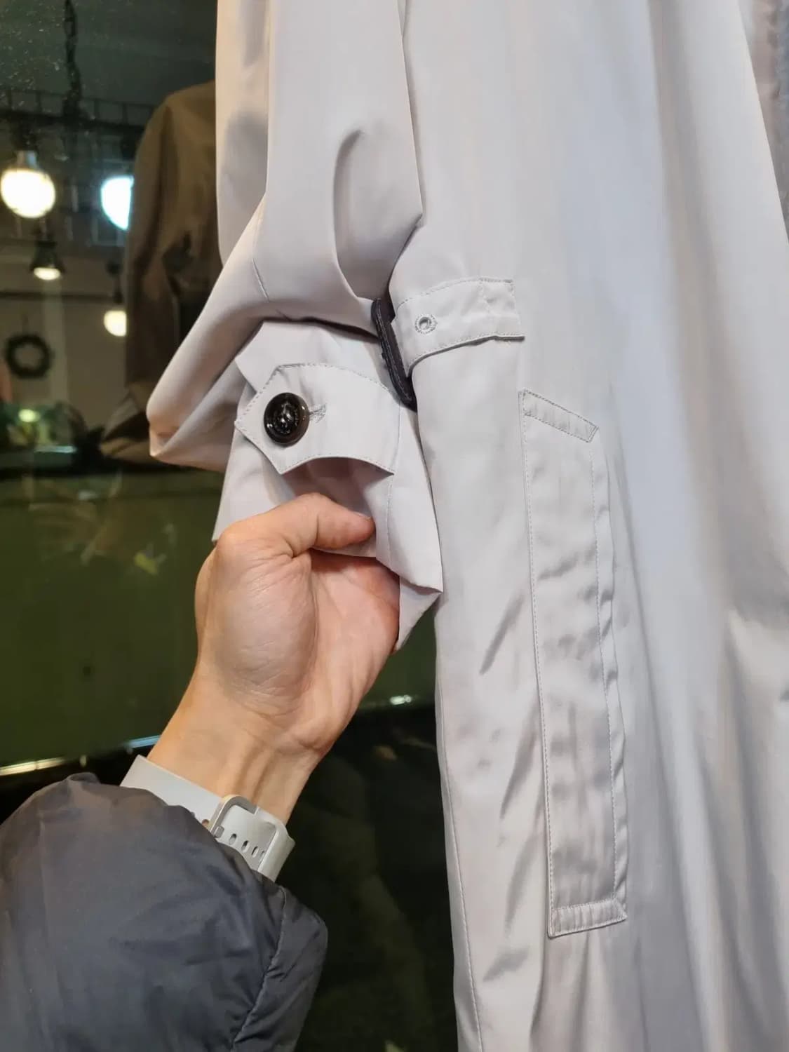 최고급 명품 대장급 끝판왕 버버리 M사이즈 조끼안감 노바체크 롱자켓코트 상품이미지5