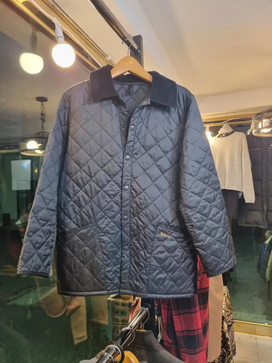 클래식 명품 끝판왕 대장급 실사이즈 L~XL 바버 리데스데일 퀼팅 자켓 상품이미지1