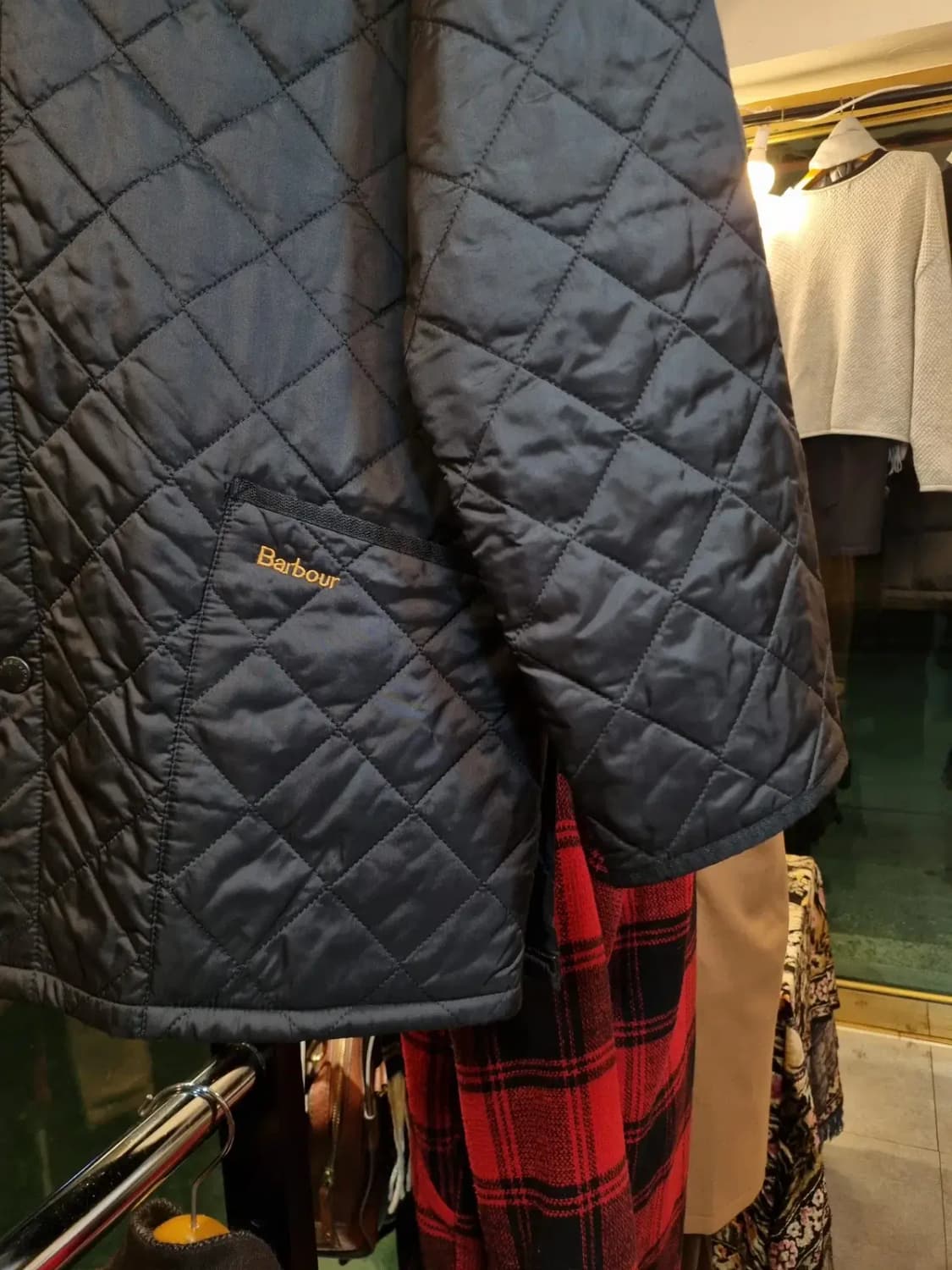 클래식 명품 끝판왕 대장급 실사이즈 L~XL 바버 리데스데일 퀼팅 자켓 상품이미지4