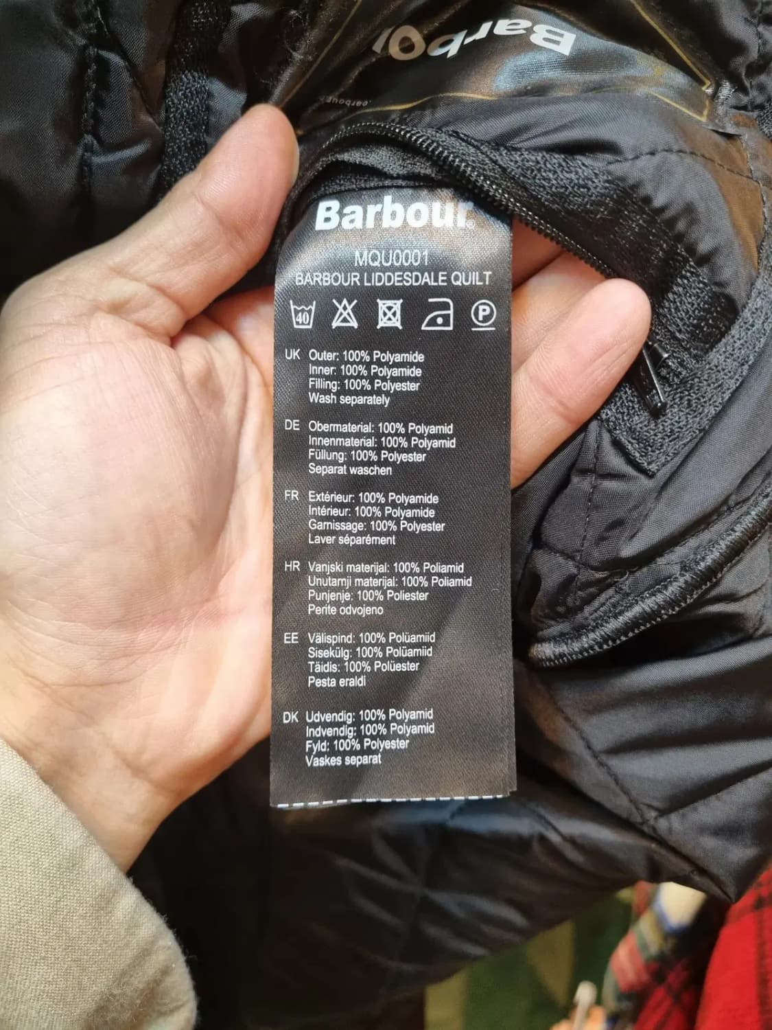 클래식 명품 끝판왕 대장급 실사이즈 L~XL 바버 리데스데일 퀼팅 자켓 상품이미지7