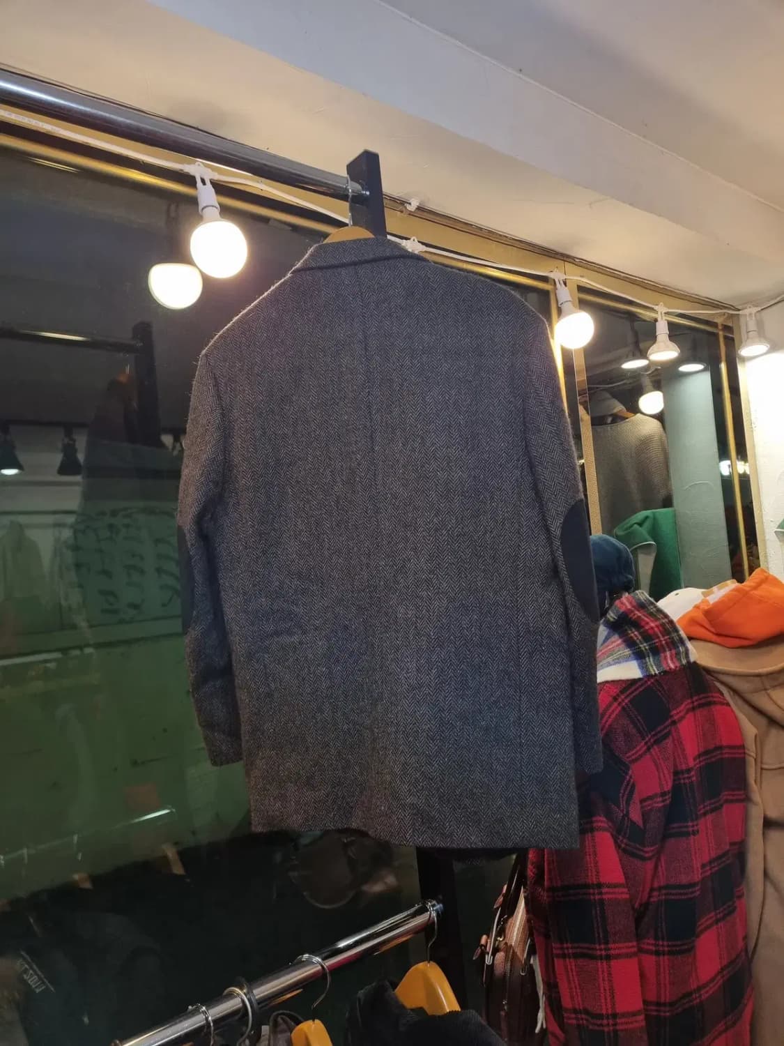 제이프레스 클래식 끝판왕 대장급 105사이즈 헤링본 패턴 울 100%자켓 상품이미지10