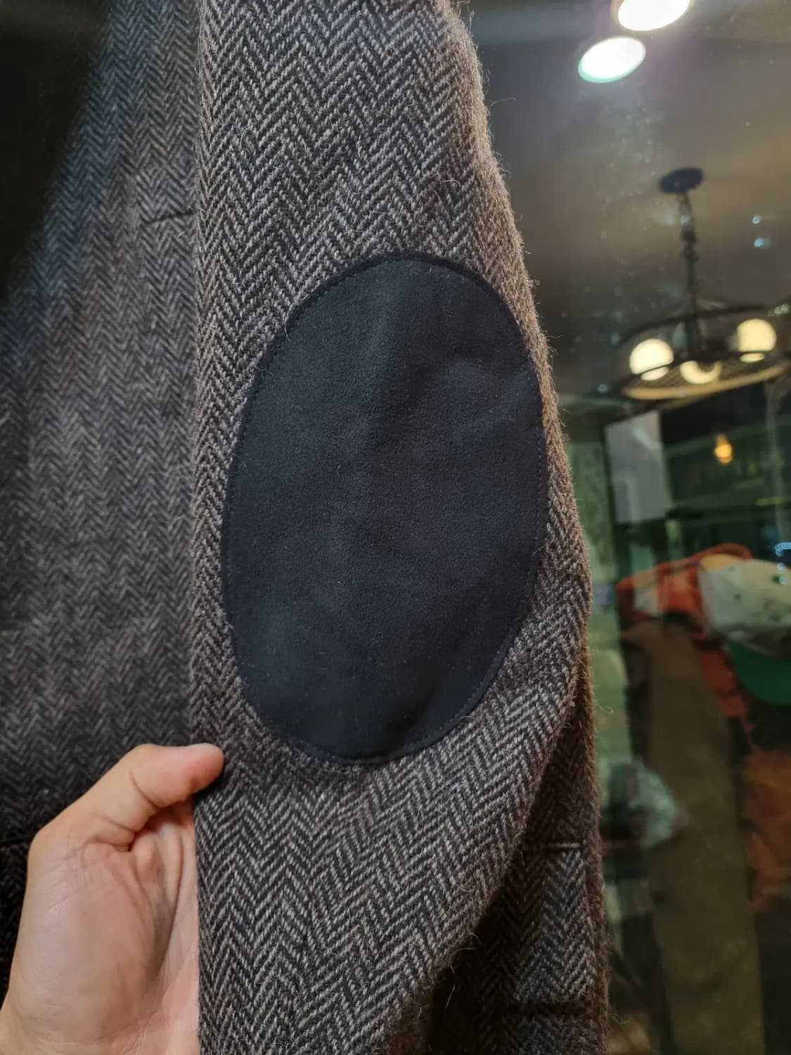 제이프레스 클래식 끝판왕 대장급 105사이즈 헤링본 패턴 울 100%자켓 상품이미지6