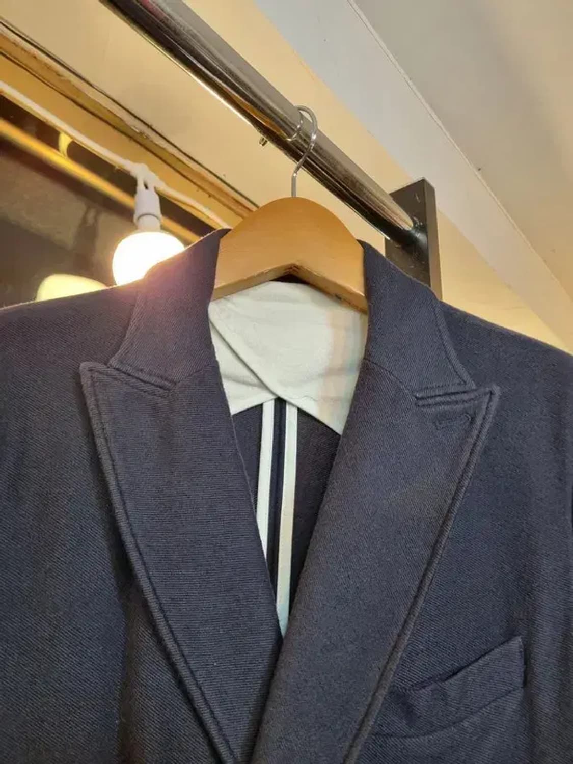 퍼스트패턴 샌프란시스코마켓 별주 M사이즈 울 코튼 혼방 자켓 블레이저 상품이미지4