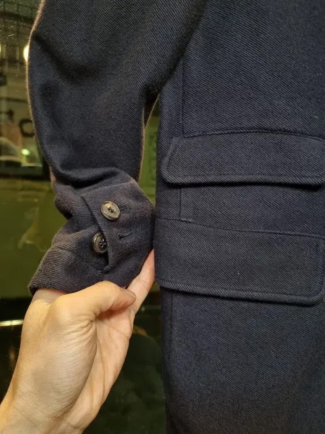 퍼스트패턴 샌프란시스코마켓 별주 M사이즈 울 코튼 혼방 자켓 블레이저 상품이미지6