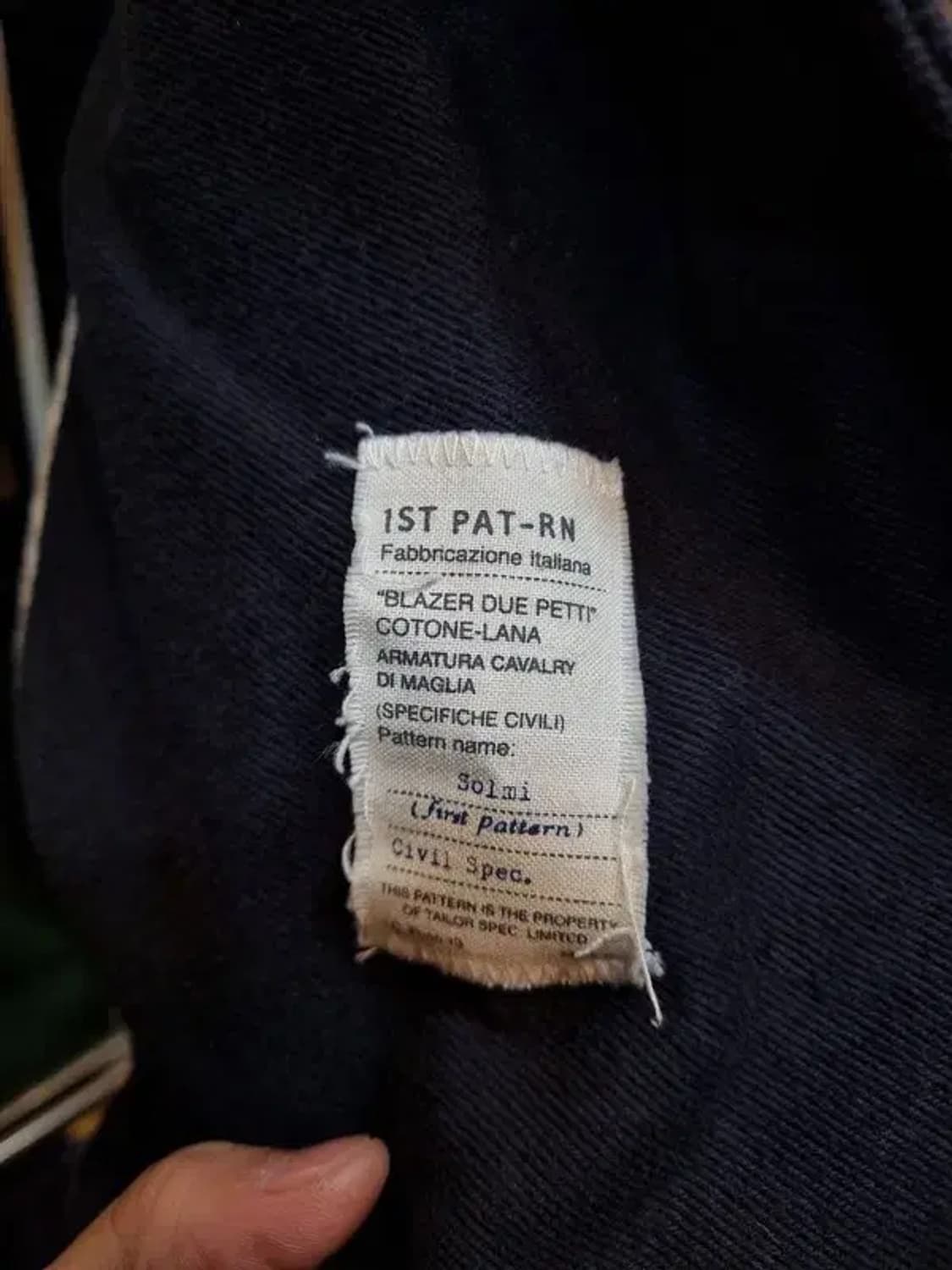 퍼스트패턴 샌프란시스코마켓 별주 M사이즈 울 코튼 혼방 자켓 블레이저 상품이미지9