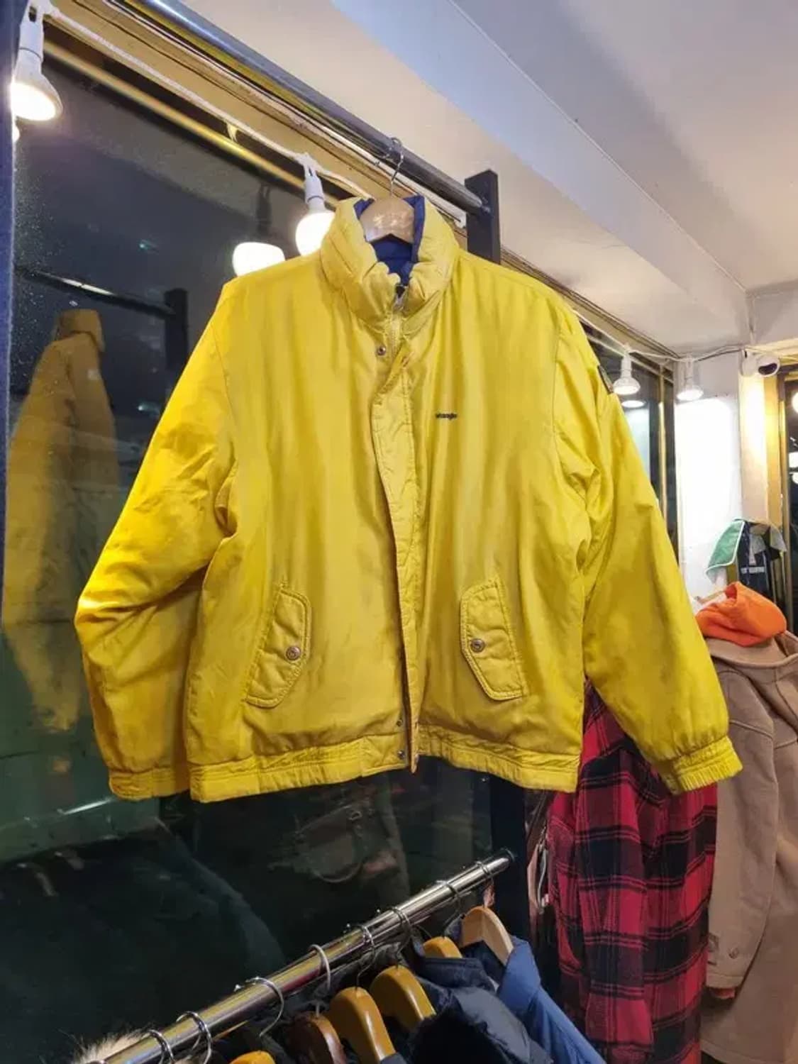 올드스쿨 대장급 끝판왕 랭글러 양면 리버시블 패딩 실사이즈 XL 상품이미지3