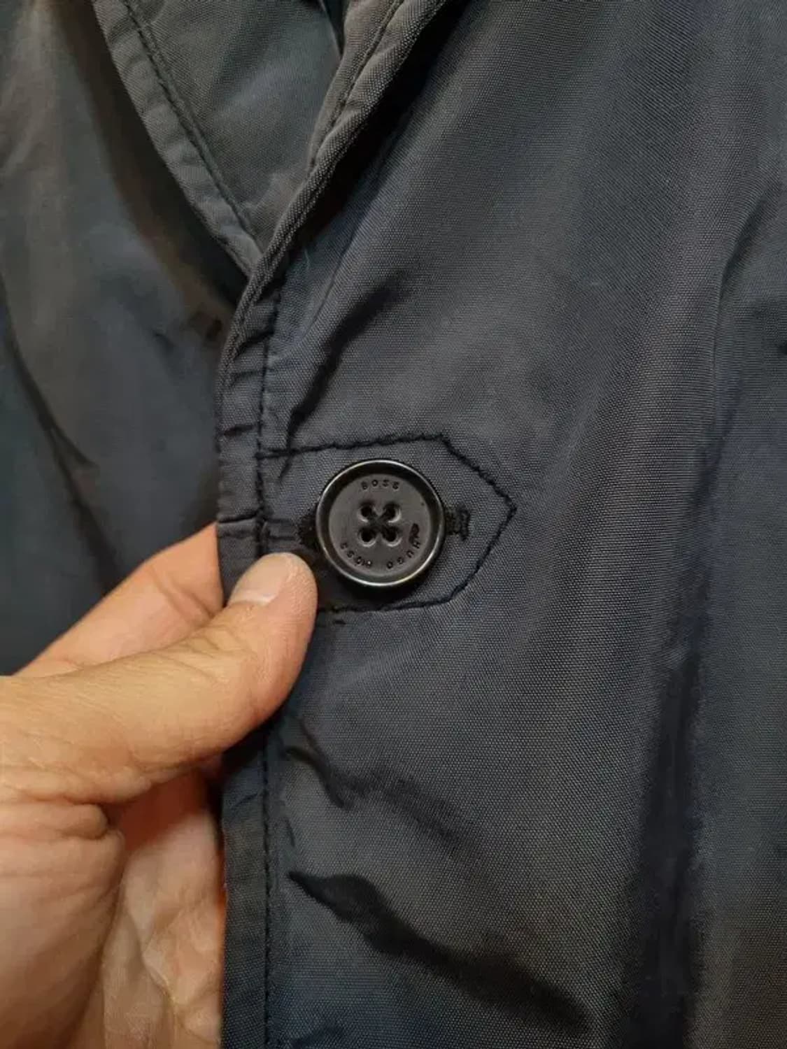 휴고보스 철로고 48사이즈 목폴라 터틀넥 분리가능 자켓 블레이저 상품이미지6